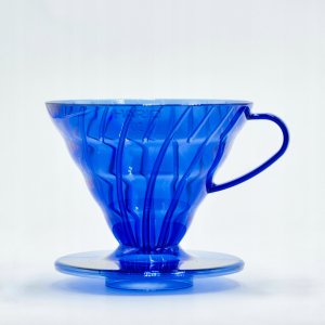 Hario Plastikowy Drip V60-02 Ocean Blue - Niebieski 3