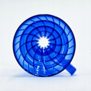 Hario Plastikowy Drip V60-02 Ocean Blue - Niebieski 4