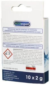 Tabletki czyszczące do ekspresów ECOexpert* 10x2g 2