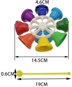 Radiobudzik Kera Audio SHB8 Zestaw dzwonków 2