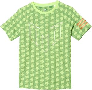 Adidas Koszulka dziecięca YB Messi Printed Tee zielona r. 164 cm (BJ8467) 1