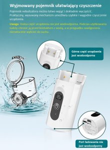 Wellife Inhalator nebulizator ultradźwiękowy przenośny SY308 Wellife 3