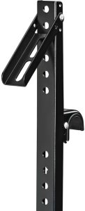 STOJAK DO TV TYPU SZTALUGA, CZARNY, VESA 600X400 (75“), MAX 40 KG 2