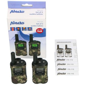 Radio Alecto Walkie Talkie Set of 2 for Kids, range 7 km, camouflage 6