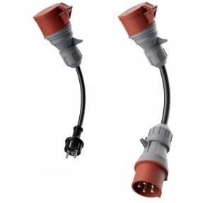 Ładowarka Anker Przenośna stacja ładująca 11kW 3-fazowa 7m 6-16A zestaw adapterów typ 2 5