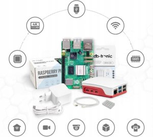Raspberry Pi 5 zestaw startowy 4 GB RAM edycja 64 GB zasilacz 27W 3