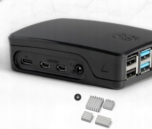 Raspberry Pi 4 8 GB RAM zestaw startowy 64 GB Black Edition zasilacz 15 W 4