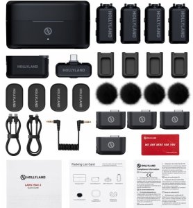 Mikrofon Hollyland LARK MAX 2 Combo 4-Person Version with Camera RX + USB-C RX microphone system 2