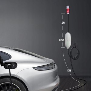 Teskee Mobile Wallbox kabel do ładowania EV 11 kW typ 2 6-16 A 6 m 3-fazowa 4