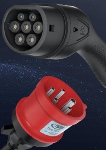 Tera Mobile Wallbox EV ładowarka typu 2 11kW 400V 7,5m 6-16A 3-fazowy CE 3