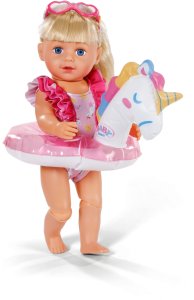 MGA Baby Born zestaw do pływania z jednorożcem (839447/8) 4