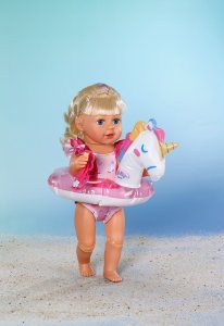 MGA Baby Born zestaw do pływania z jednorożcem (839447/8) 9