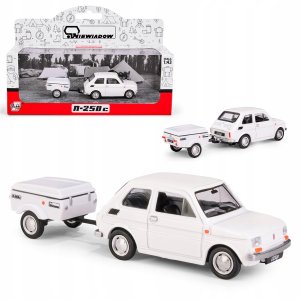 Daffi Zest.Fiat126p przyczepa NiewKrótka biały K-611 16115 2