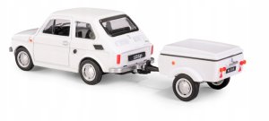 Daffi Zest.Fiat126p przyczepa NiewKrótka biały K-611 16115 3