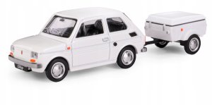 Daffi Zest.Fiat126p przyczepa NiewKrótka biały K-611 16115 5