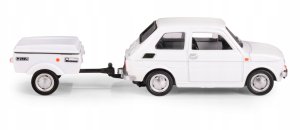 Daffi Zest.Fiat126p przyczepa NiewKrótka biały K-611 16115 6