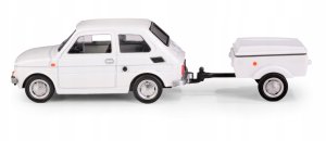 Daffi Zest.Fiat126p przyczepa NiewKrótka biały K-611 16115 7