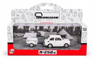 Daffi Zest.Fiat126p przyczepa NiewKrótka biały K-611 16115 8