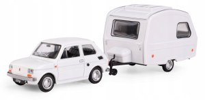 Daffi Zest.Fiat126p+przycz.NiewKemp.biały K-606 16061 3