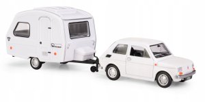 Daffi Zest.Fiat126p+przycz.NiewKemp.biały K-606 16061 4
