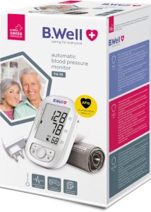Ciśnieniomierz B.Well CIŚNIENIOMIERZ NARAMIENNY AUTOMATYCZNY AFIB Migotanie Przedsionków 10