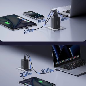 Ładowarka Baseus EnerFill FE11 1x USB-A 2x USB-C  (6932172690632) 5
