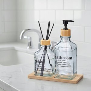 Bathroom Solutions Dyfuzor zapachowy patyczki + pojemnik na balsam do ciała GILO 2