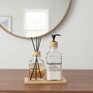 Bathroom Solutions Dyfuzor zapachowy patyczki + pojemnik na balsam do ciała GILO 3