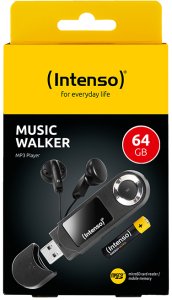 Intenso MP3 Player Music Walker 64GB Black 4