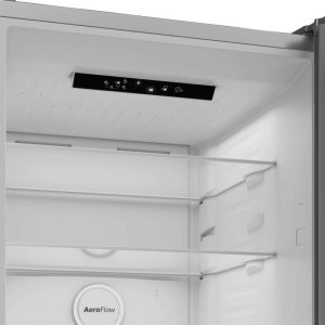 Lodówka Beko Refrigerator B5RCNA416HXB, Wysokość 203.5 cm, Pojemność netto lodówki 297 L, Pojemność netto zamrażarki 118 L, Wyświetlacz, 35 dB, Stal nierdzewna 6