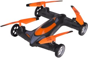 Zdalnie sterowany DRON Quadkopter z kamerką 2w1 Lata + jeździ RC0725 PO EDUKAMP 3