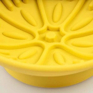 Duvo+ LICK BOWL KIWI 225ml/14x14x6.5cm ŻÓŁTA 3