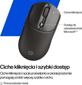 Mysz HP 405 Quiet czarna (AZ7B3AA) 9