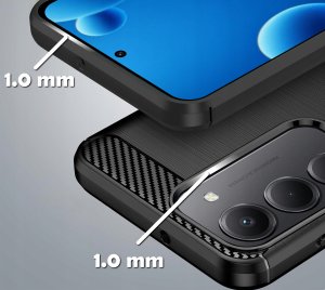 krainaGSM Etui do Xiaomi Redmi 15 4G | 5G Pancerne Carbon CASE + Szkło 9H 2