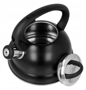 Brunbeste Czajnik stalowy z gwizdkiem tradycyjny indukcyjny czarny 2.5L 2