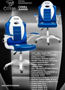 Fotel Cobra Junior CRF-2305 8