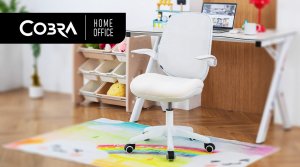 Krzesło biurowe Cobra King Junior Białe 9
