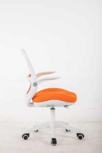 Krzesło biurowe Cobra King Junior Biało-pomarańczowe 2