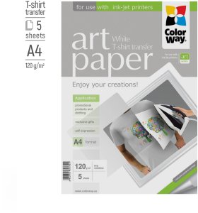 ART | 120 g/m² | A4 | Photo Paper T-shirt transfer (white) 2