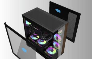 Obudowa Darkflash DS900W czarna bez wentylatorów 14