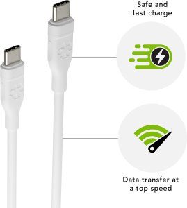 Kabel USB dbramante re-charge - USB-Kabel - 24 pin USB-C (M) zu 24 pin USB-C (M) - USB 2.0 - 1.2 m - USB Power Delivery (12W) 4