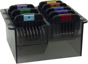 Maszynka do włosów Moser 1247-7440 Hair Clipper Attachment Combs Set, 8 pcs 2