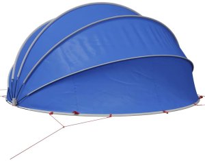 vidaXL Niebieska kopuła basenowa 430 x 430 x 210 cm 6