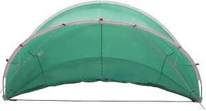 vidaXL Zielona kopuła basenowa 405 x 405 x 192 cm 7