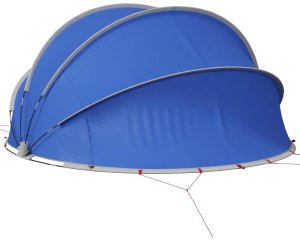 vidaXL Niebieska kopuła basenowa 405 x 405 x 192 cm 6