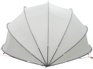 vidaXL Kopuła basenowa szara i pomarańczowa 430 x 430 x 210 cm 9