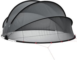 vidaXL Kopuła basenowa Czarny 336 x 322 x 160 cm 6