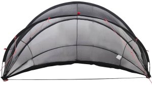 vidaXL Basenowa kopuła Czarny 405 x 405 x 192 cm 7