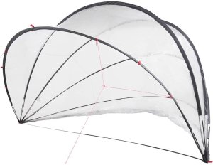 vidaXL Przezroczysta kopuła basenowa 500 x 500 x 236 cm PVC 2