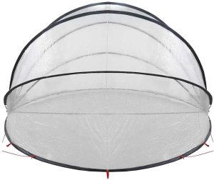 vidaXL Przezroczysta kopuła basenowa 500 x 500 x 236 cm PVC 8